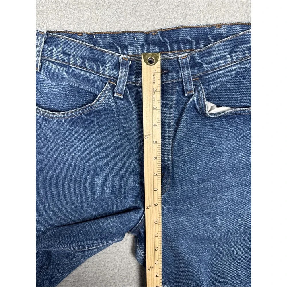 Vintage 70’s Levi’s 646 Orange Tab Bellbottom Flare Faded Denim Jeans Size 30x31